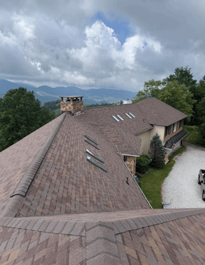 Roofsmith crew replacing a roof in Boone NC